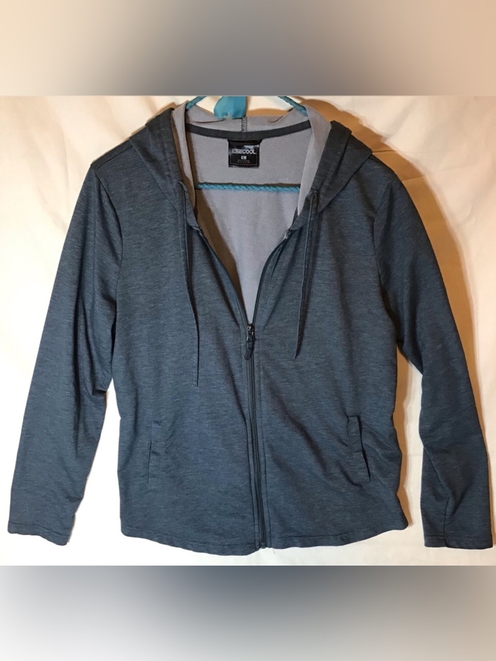32* Cool Blue Hooded Jacket